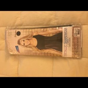 Ann Cherry Black Metallica Shapewear